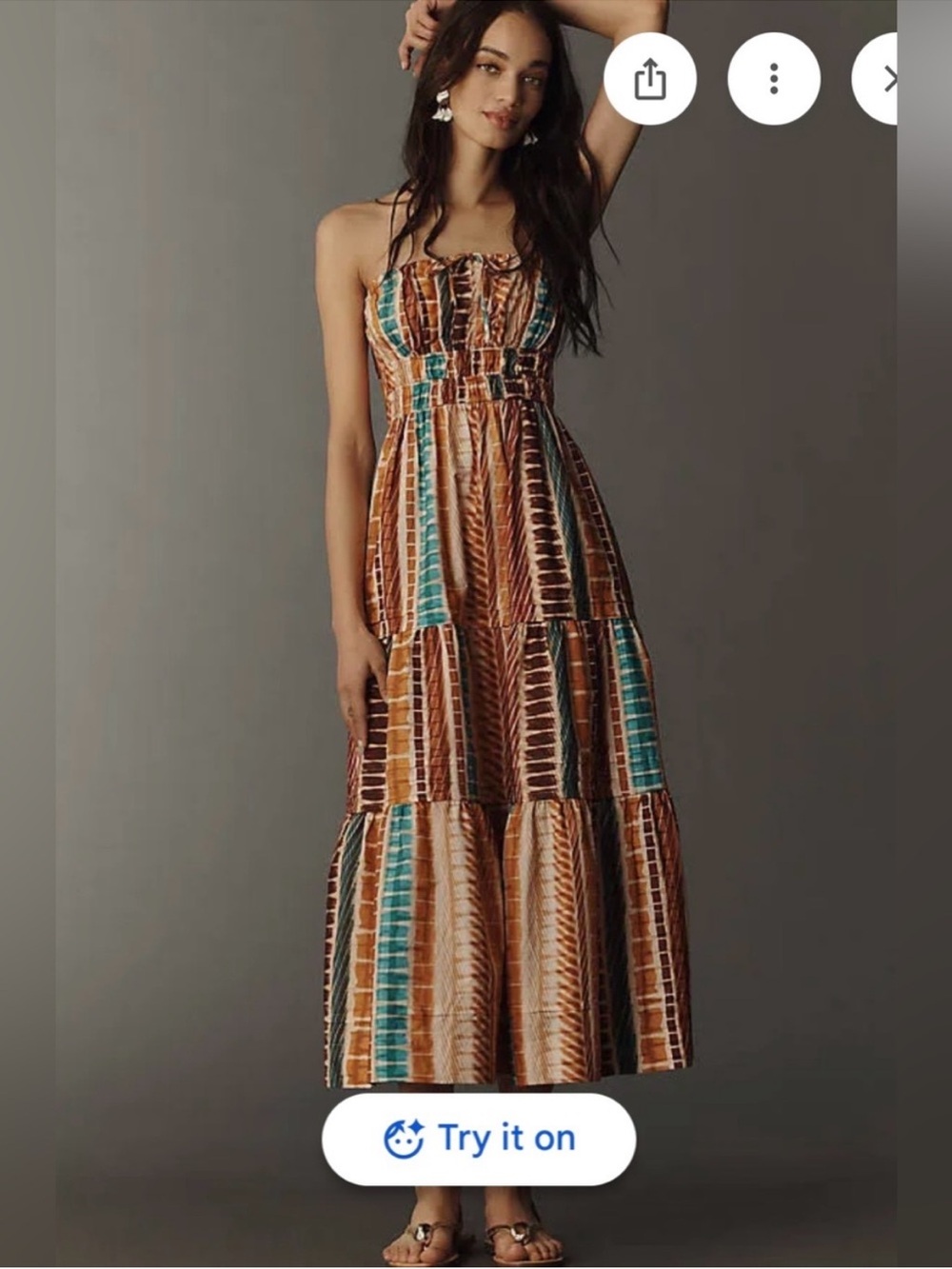 NWT Anthropologie size M The Somerset strapless maxi dress with pockets